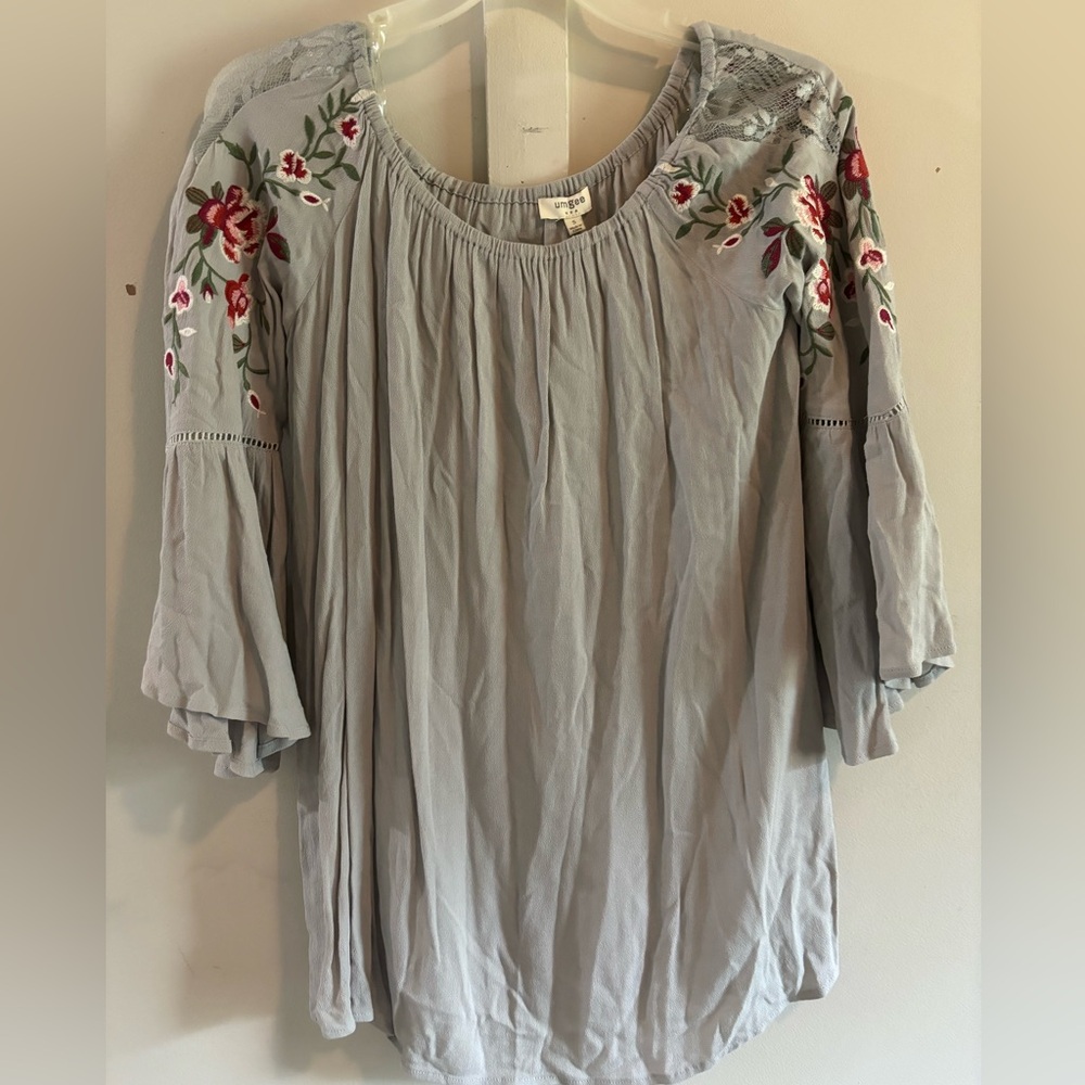 Gray Blouse